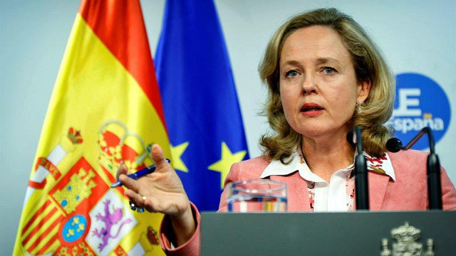 La ministra española de Economía, Nadia Calviño. EFE