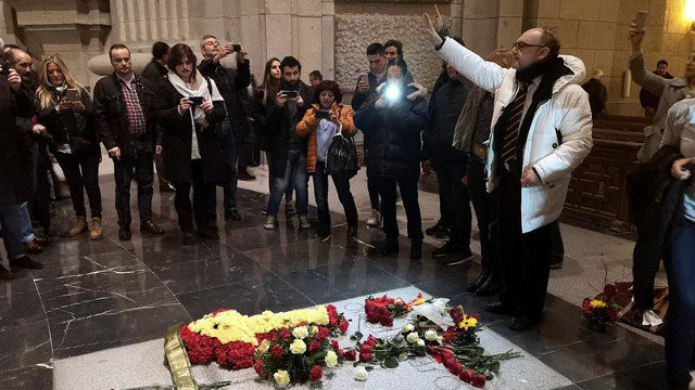 Misa en homenaje a Franco en el Valle de los Caídos. BORJA MÉNDEZ