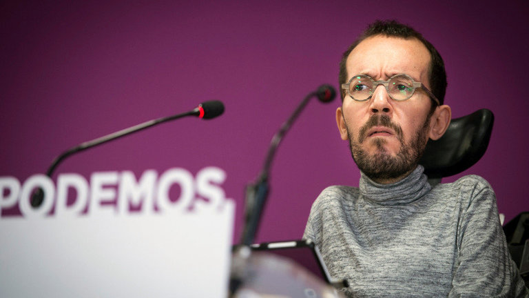 El secretario de Organización de Podemos, Pablo Echenique. LUCA PIERGIOVANNI (EFE)