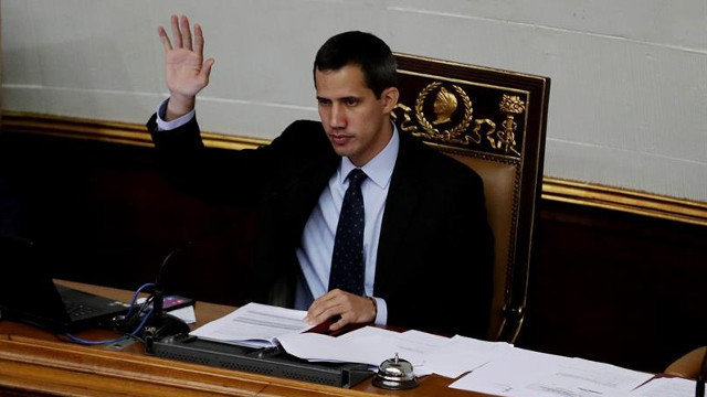 El presidente de la Asamblea Nacional, Juan Guaidó. LEONARDO MUÑOZ