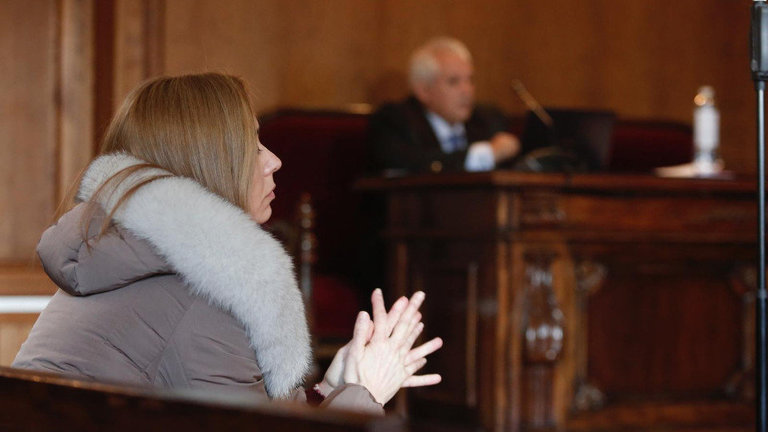 Tania Varela, durante el juicio. JAVIER CERVERA-MERCADILLO