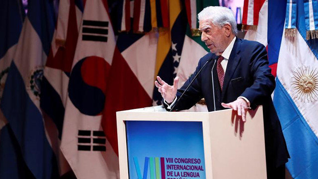 El escritor Mario Vargas Llosa, este miércoles. MARISCAL (EFE)