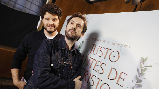 Xosé A. Touriñán e Julián López. JAVIER LIZÓN (EFE)
