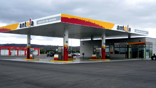 La gasolinera Antela, en Xinzo. EP