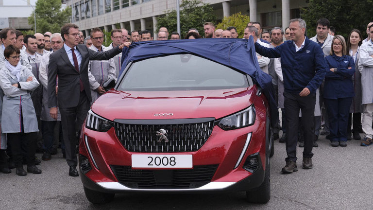 Modelo de Peugeot presentado en Vigo. XUNTA