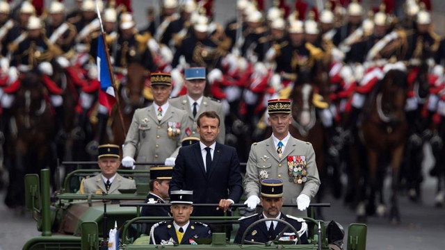 Desfile por la fiesta nacional de Francia. EFE