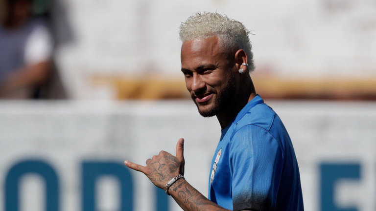 Neymar participó este fin de semana en la final del torneo Red Bull Neymar Jr's Five, en São Paulo. FERNANDO BIZERRA JR. (EFE)