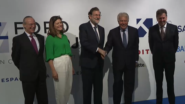 Rajoy y González, no Foro La Toja. TVG