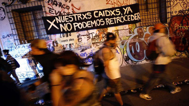 Protestas en Chile. EFE