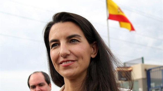 La presidenta del Vox en Madrid, Rocío Monasterio. CRISTÓBAL GARCÍA (EFE)