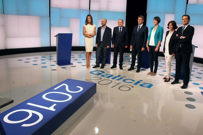 O último debate electoral da CRTVG, celebrado en 2016