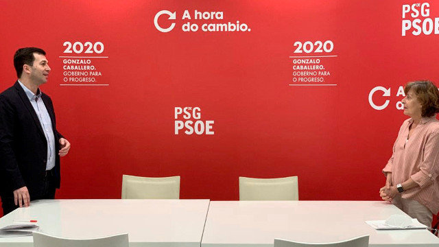 Caballero recibiu este sábado o informe de mans de María José Rubio. PSOE