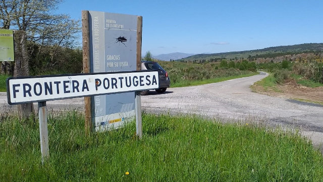 Paso fronterizo entre Calvos de Randín (Ourense) y Tourem (Portugal). EP
