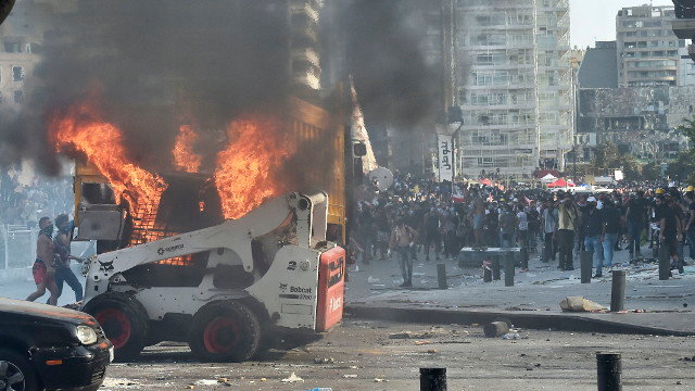 Protestas en Beirut. EFE