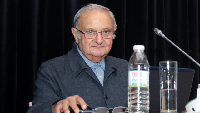 Antonio Durán, en 2014, durante un ciclo sobre Sais Armestoen el Museo. A.E.