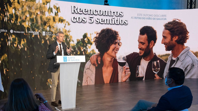 Alfonso Rueda, en la presentación de la campaña. EFE (1)