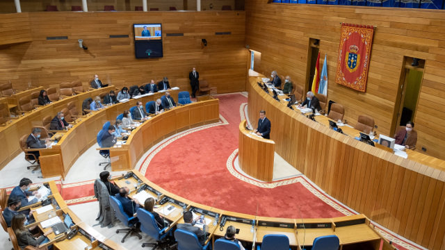 Imagen del parlamento de Galicia. EFE