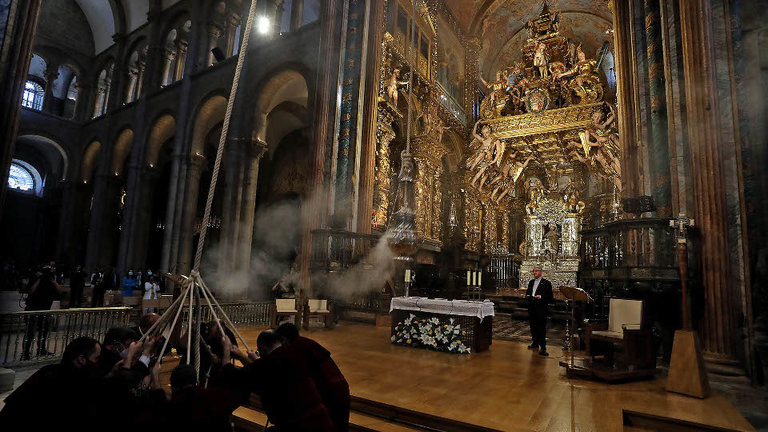 Presentación de la nueva iluminación de la catedral. PEPE FERRÍN
