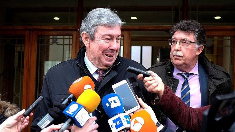 Rafael Uriarte, abogado de los futbolistas de la Arandina. PACO SANTAMARÍA (EFE)