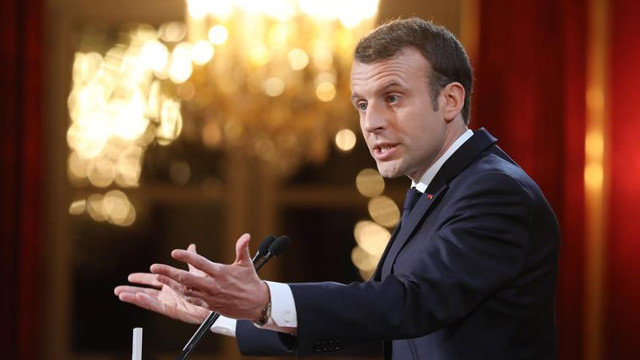 Emmanuel Macron. LUDOVIC MARIN