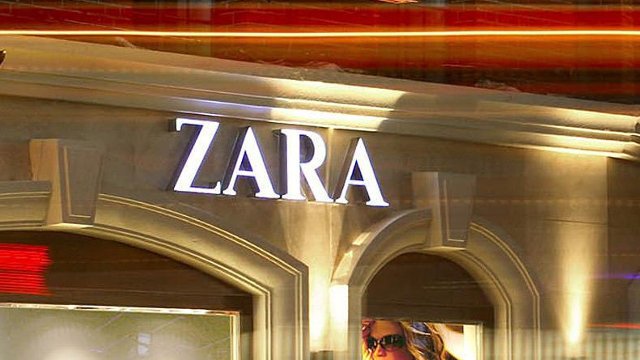 Letrero de una tienda de Zara. AEP