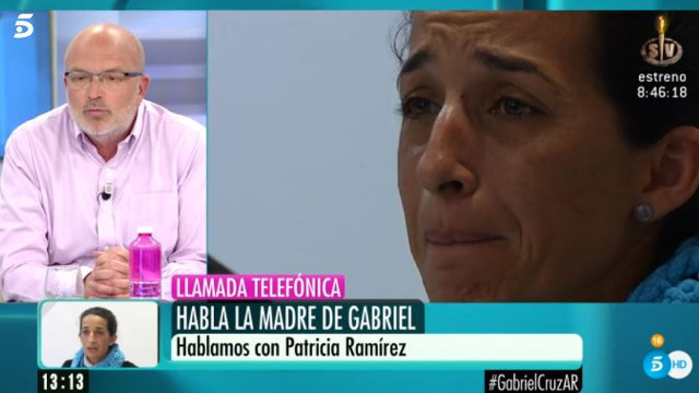Momento del Programa de Ana Rosa' en el que intervino Patricia Ramírez.TELECINCO