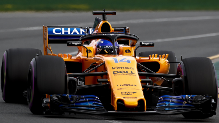 Alonso en la clasificación en Melbourne. DIEGO AZUBEL-EFE