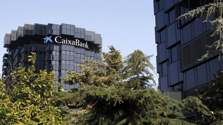 Edificio de Caixa Bank, en Barcelona. AEP
