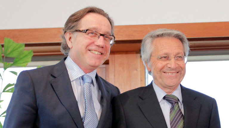 José Luis Méndez y Julio Fernández Gayoso. EFE (ARCHIVO)