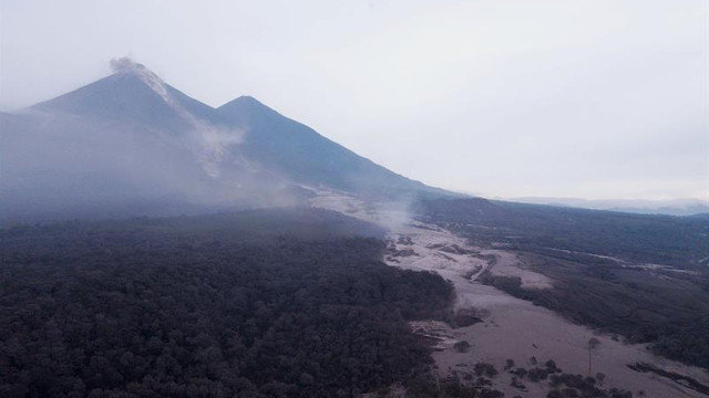 El volcán de Fuego, en Guatemala. STRINGER (EFE)