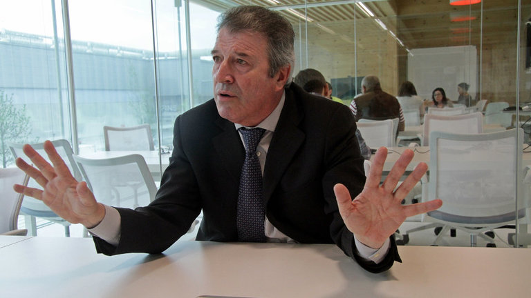 José Carballo, presidente da Asociación Galega Monte Industria. LUIS POLO (AGN)