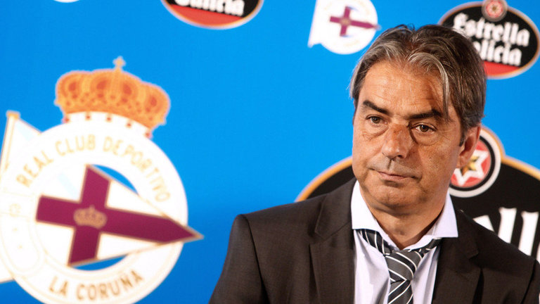 Natxo González, presentado como entrenador del Deportivo. CABALAR
