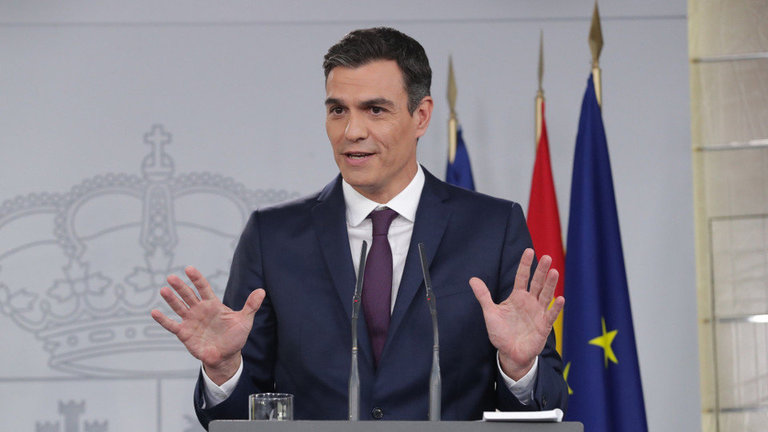 Pedro Sánchez apeló a la responsabilidad de los grupos parlamentarios. ZIPI (EFE)