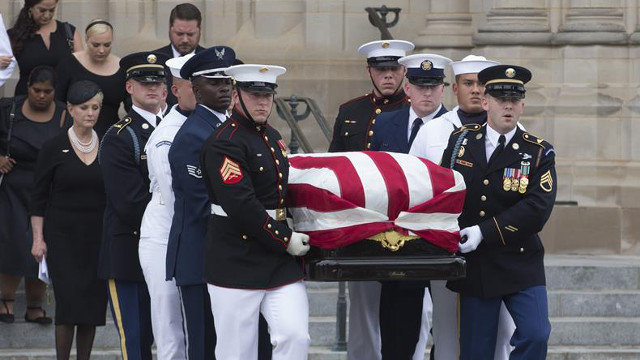 Funeral de John McCain. MICHAEL REYNOLDS