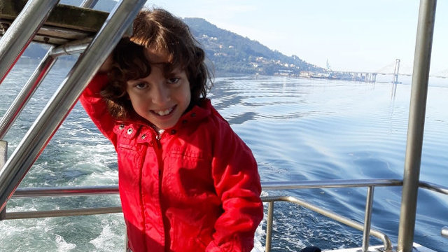 María Codesido, una niña de Arcade de 11 años afectada de acondroplasia. CEDIDA