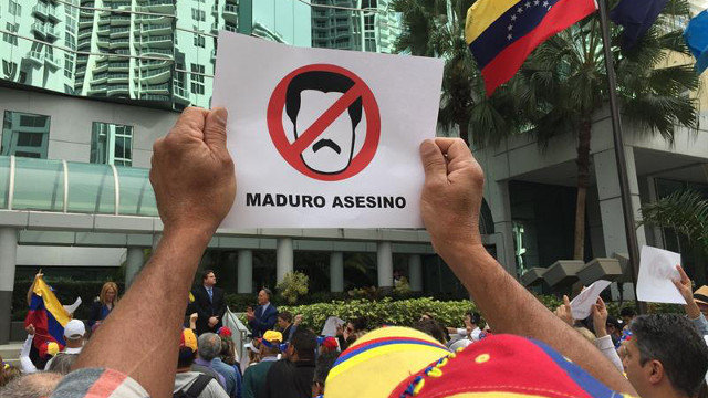 Una protesta en Venezuela. EFE
