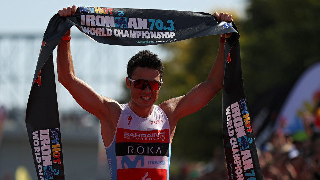 Gómez Noya, tras gañar el Ironman 70.3 @IRONMANtri