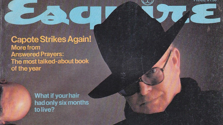 Truman Capote, en la portada de Esquire. EP