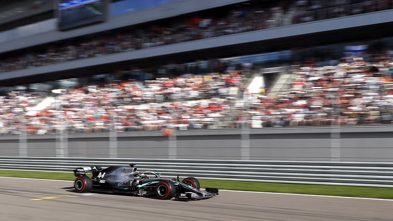 Lewis Hamilton, durante o GP de Rusia. YURI KOCHETKOV (EFE/EPA)