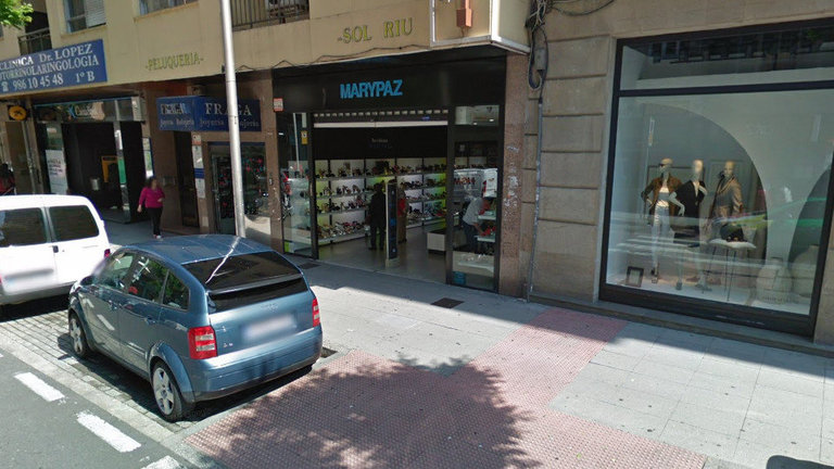 Exterior de la tienda que MaryPaz tiene en la calle Benito Corbal. GSV