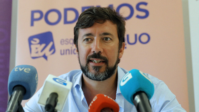 Antón Gómez-Reino, durante unha rolda de prensa. LAVANDEIRA JR. (EFE)