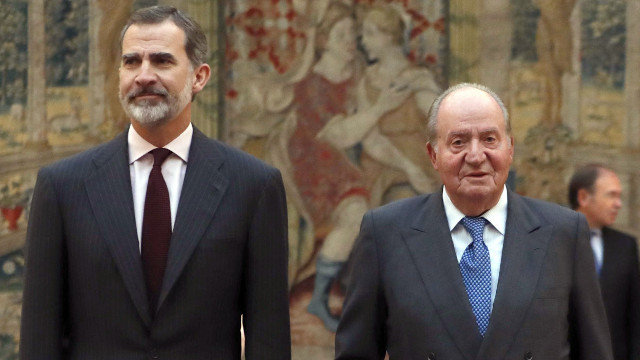 Felipe VI e Juan Carlos I. ARQUIVO.