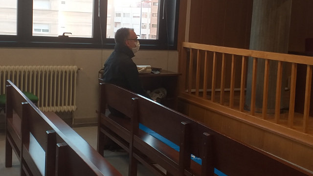 El acusado, durante el juicio. EUROPA PRESS