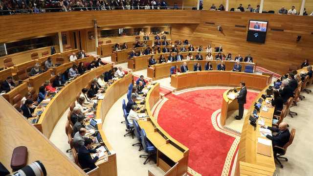 Pleno del debate sobre el estado de la autonomía en el Parlamento gallego. PEPE FERRÍN (AGN)