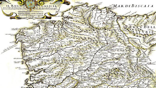 Mapa del Reyno de Galiza. DP