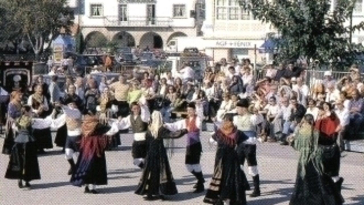Actuación folclórica en la Fiesta del Marisco (Turgalicia)