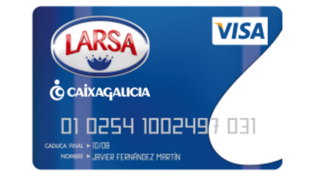 Tarjeta monedero de Larsa