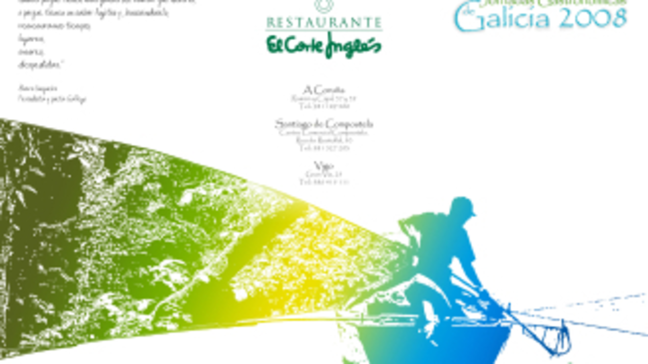 Cartel de las jornadas (Foto: El Corte Inglés)