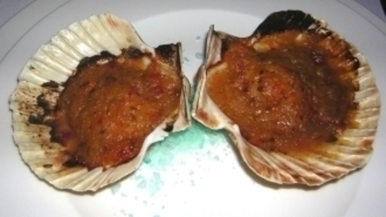 Plato de vieiras "a la gallega" (Foto: I.P.)