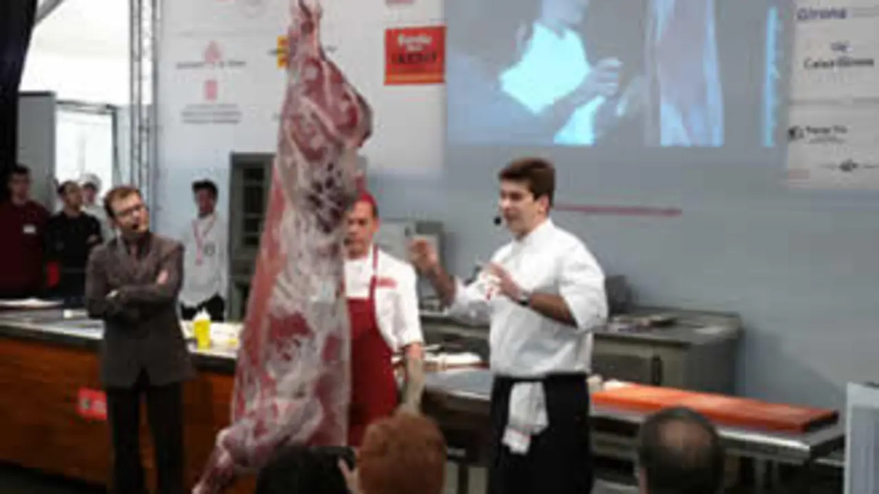 'Taky' hizo una demostración de las diversas formas de preparación de la carne 